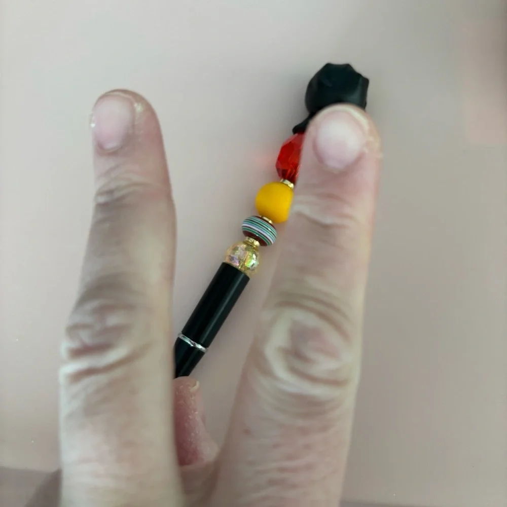 Disney Doorables: Star Wars: Darth Maul in hood handmade beaded pen